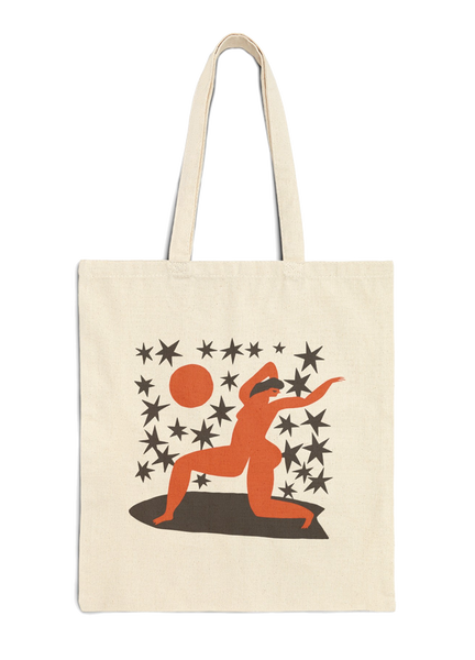 May all beings be happy - Cotton Canvas Tote Bag