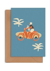 Beach ahead! - Card