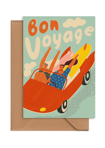 Bon Voyage, girl! - Card