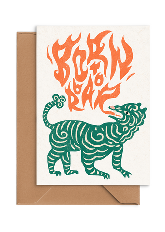 Born to Roar - Card