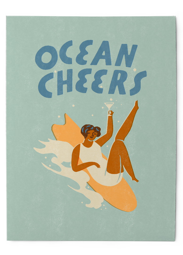 Ocean Cheers - Art Print