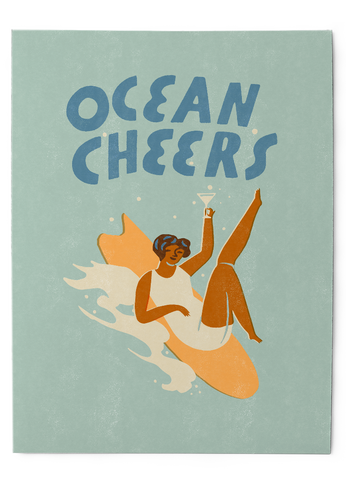 Ocean Cheers - Art Print