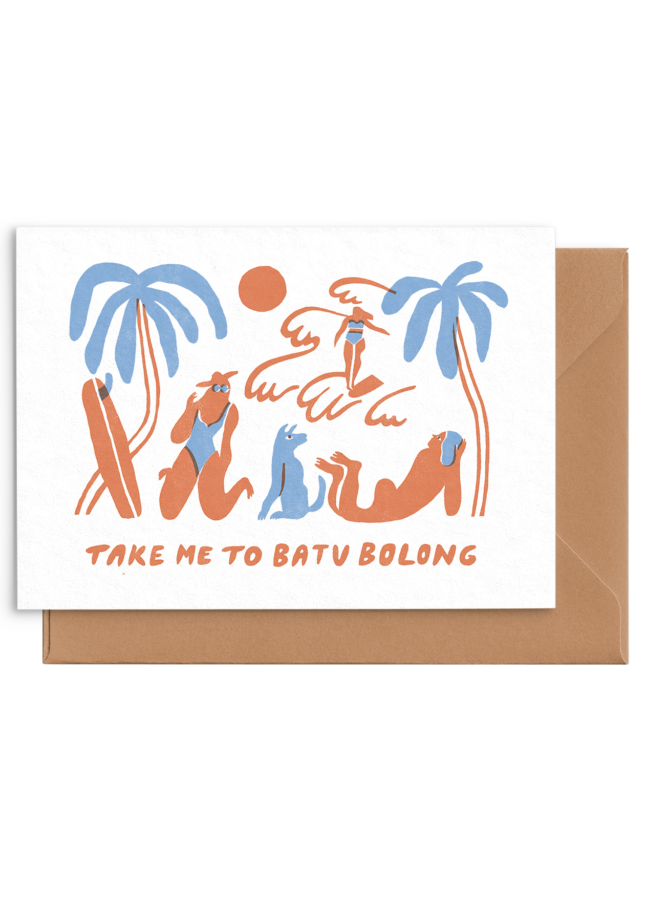 Take me to the beach - Card