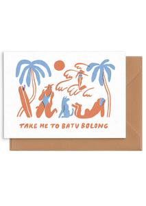 Take me to the beach - Card